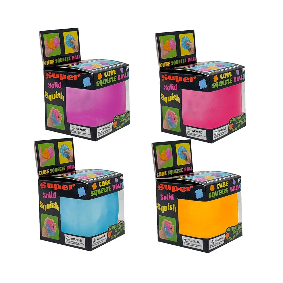 Needoh anti-stress cube and bear